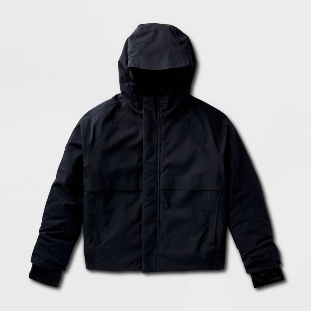 all in motion black waterproof jacket - new with tags